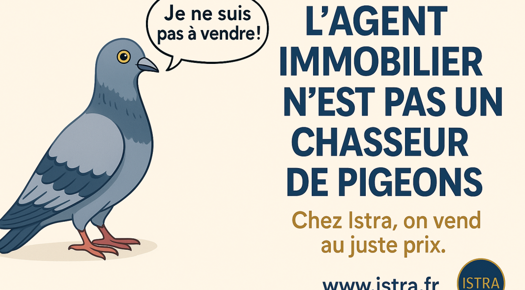 L'agent immobilier n'est pas un chasseur de pigeons