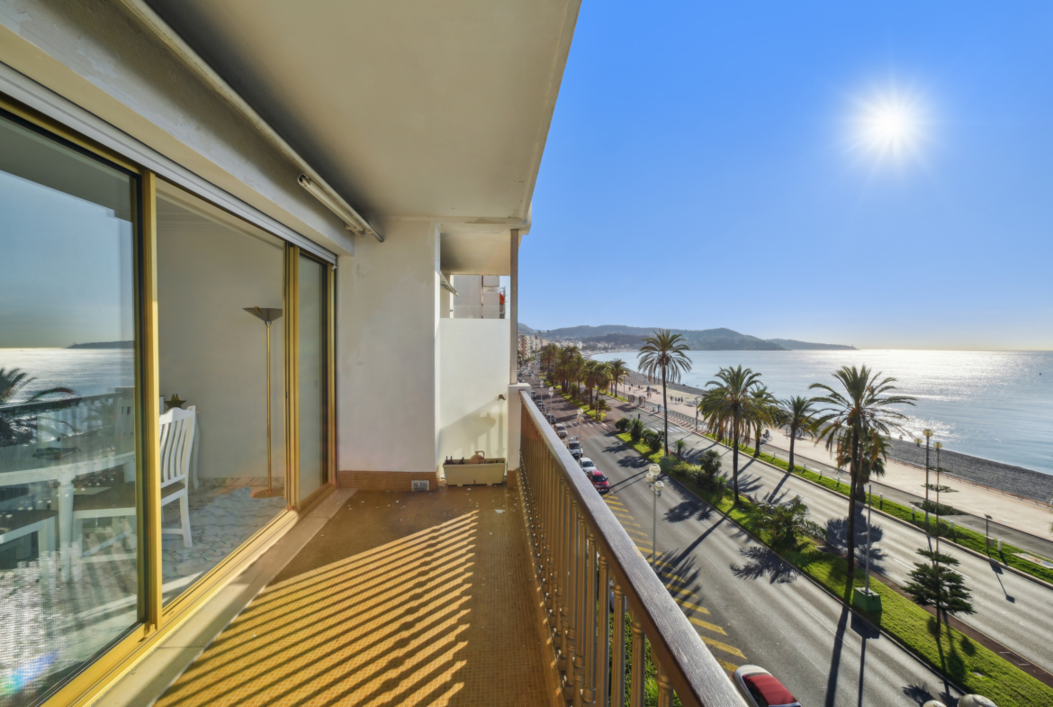 Studio à vendre face mer - Nice Promenade