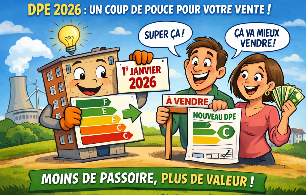 DPE 2026 : une bonne nouvelle pour vendre votre appartement