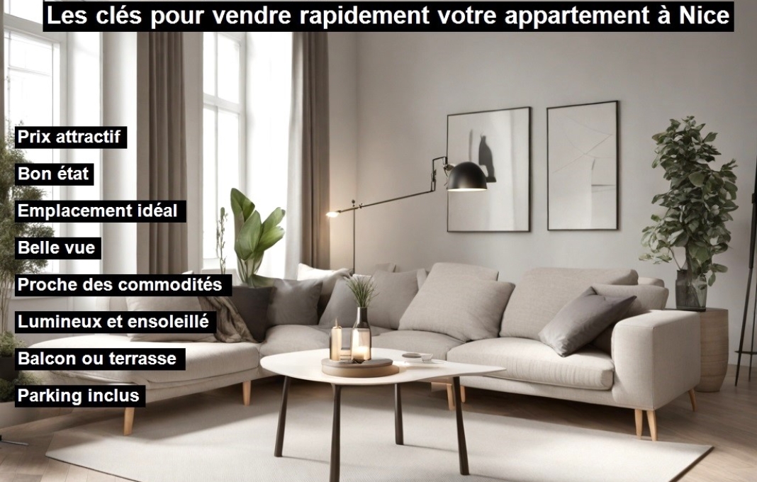 Les clés pour vendre rapidement votre appartement à Nice