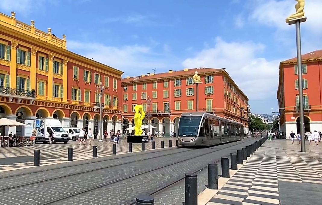La Place Massena à Nice