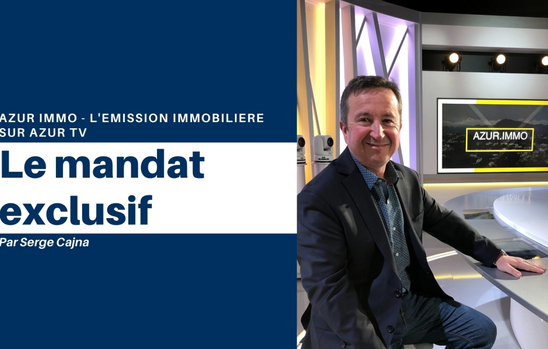 Retrouvez Serge Cajna dans l’émission Azur Immo sur la chaîne Azur TV.