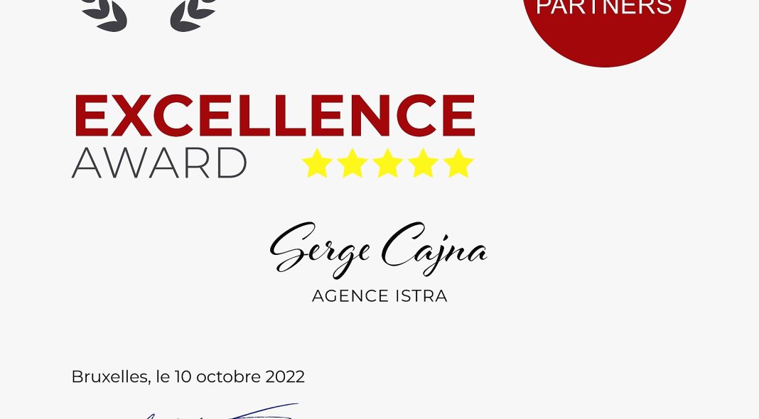 Excellence Award 2022 Bruxelles