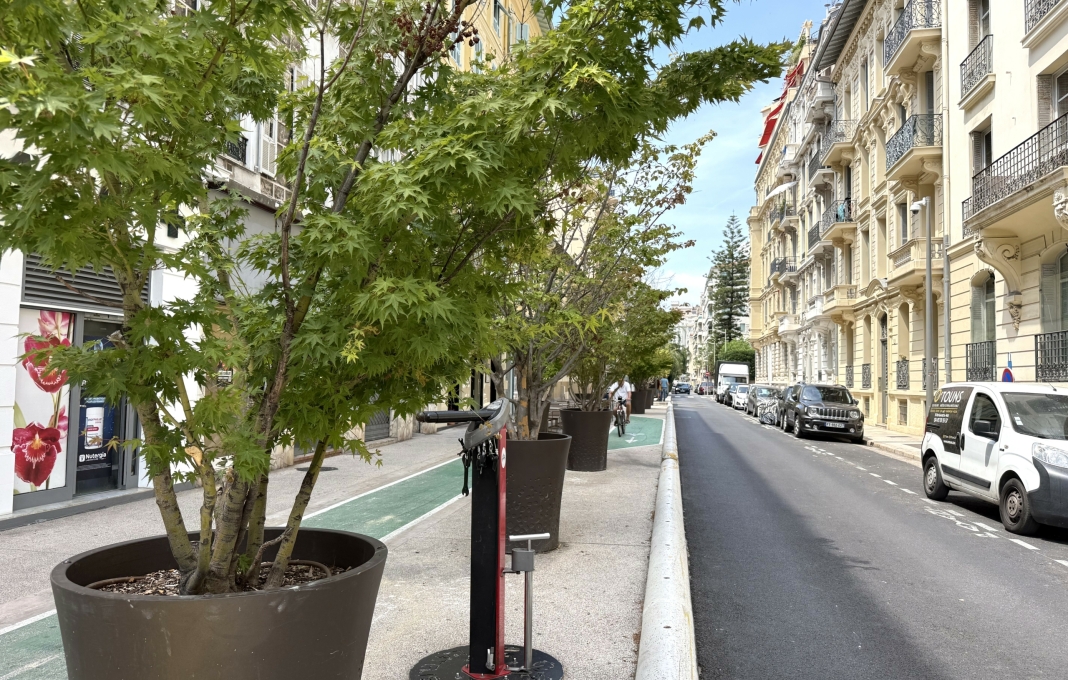 La rue Bottero à Nice