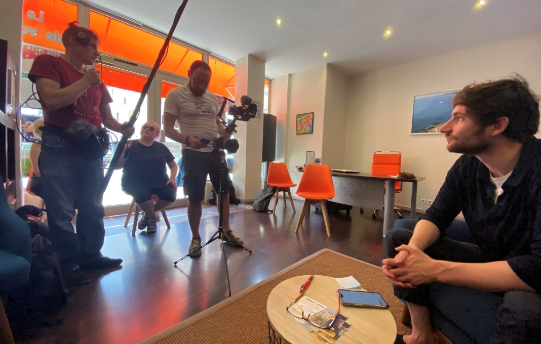 Tournage documentaire Romain Gary