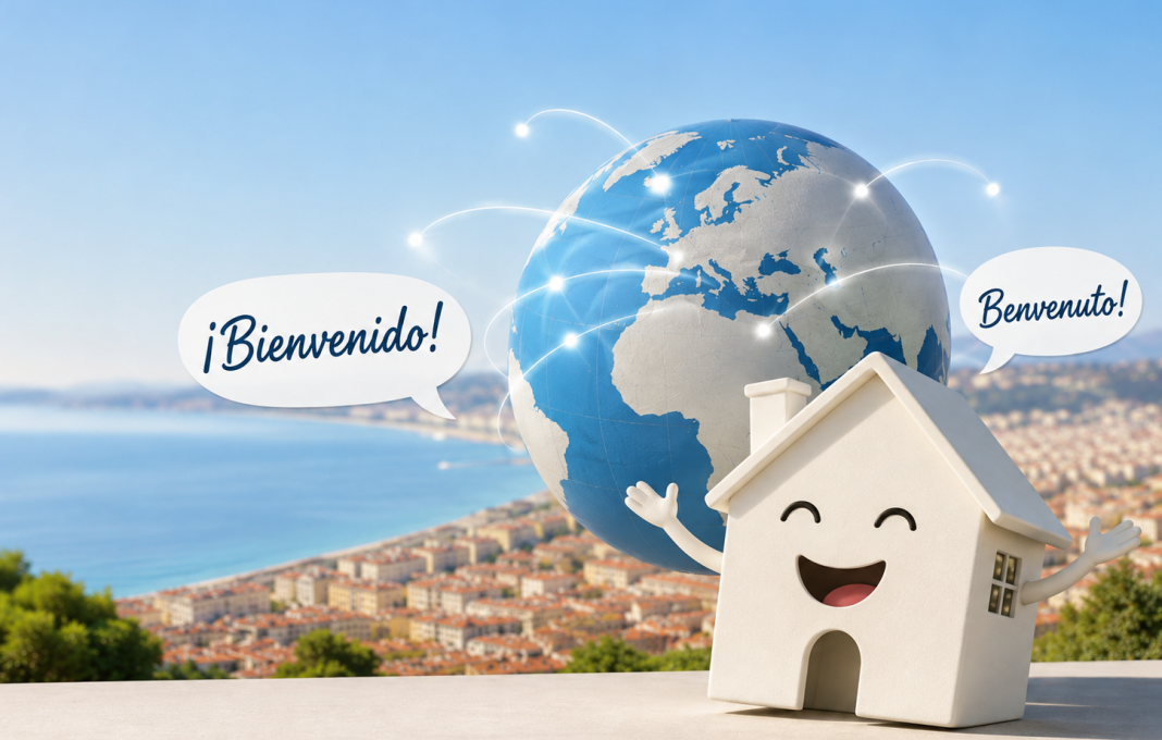 Vos annonces immobilières visibles dans toute l'Europe du Sud