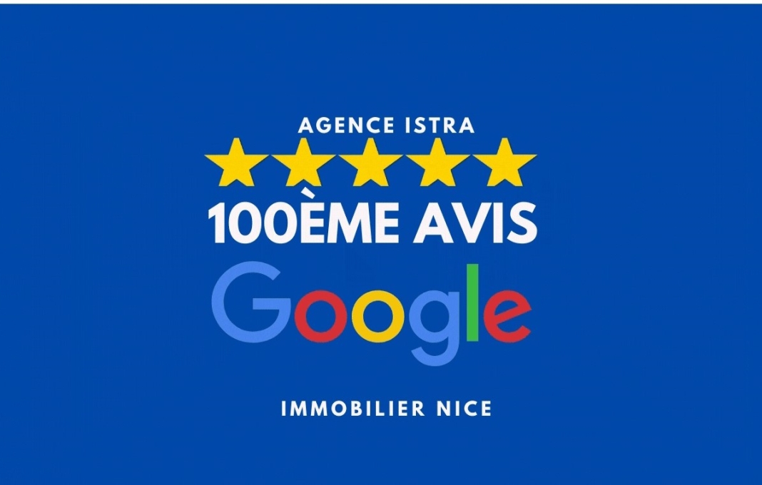 100ème avis client de l'agence Istra sur Google