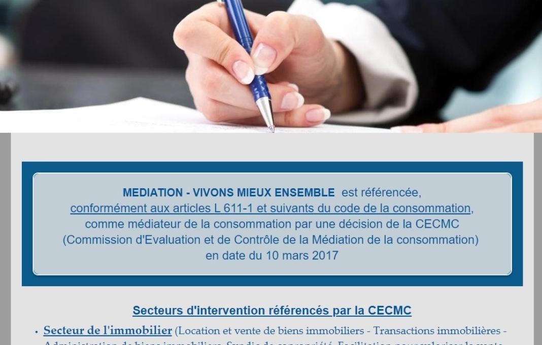 Service de médiation à la consommation de l'agence Istra à Nice